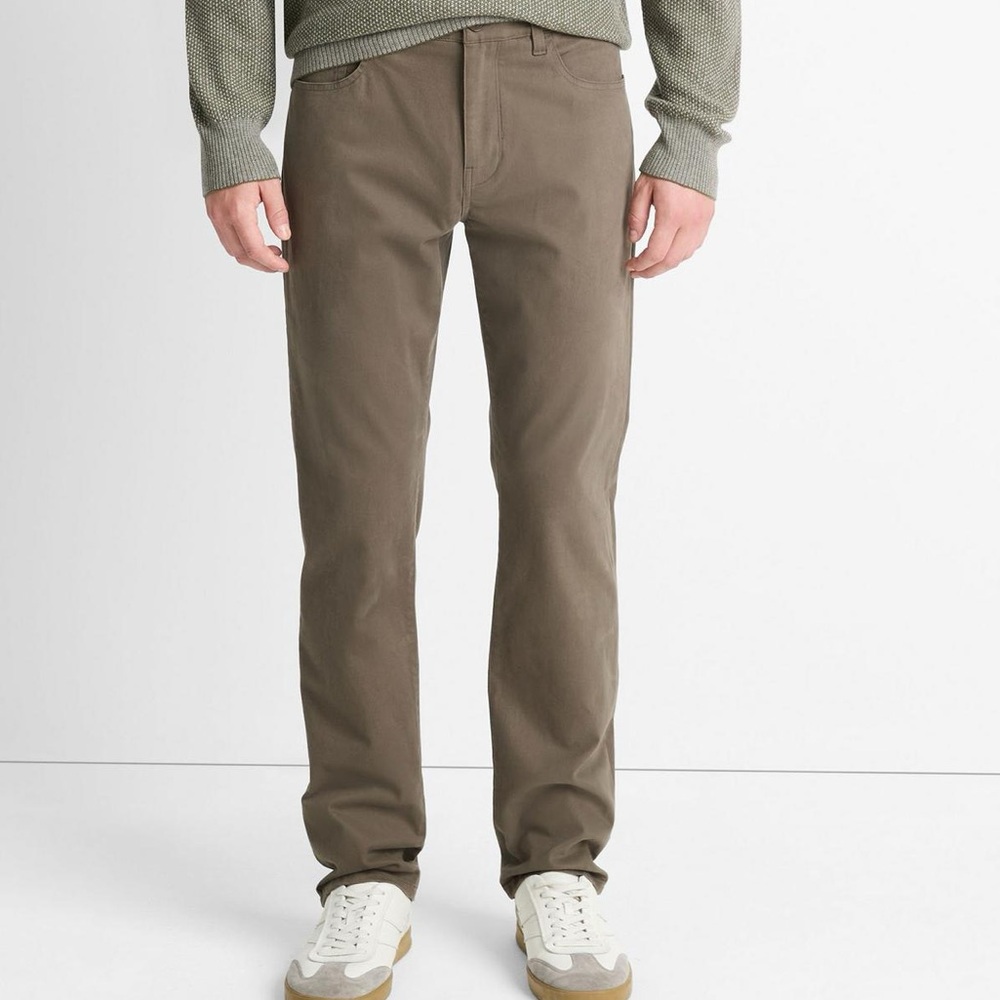 Dylan Slim 5-Pocket Peached Stretch-Cotton Pant